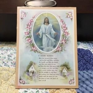 Vintage A House Blessing Wall Decor